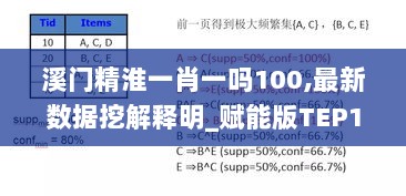 溪门精淮一肖一吗100,最新数据挖解释明_赋能版TEP10.894