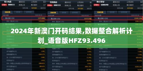 2024年新澳门开码结果,数据整合解析计划_语音版HFZ93.496