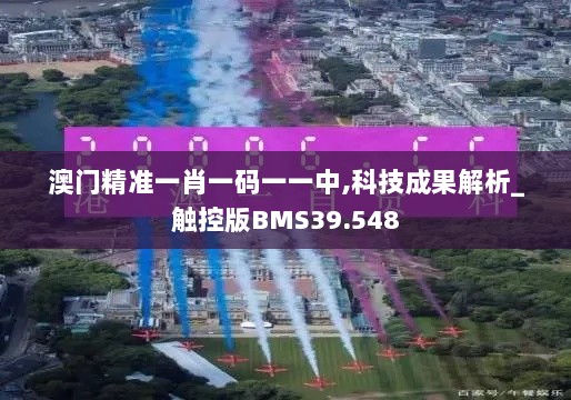 澳门精准一肖一码一一中,科技成果解析_触控版BMS39.548