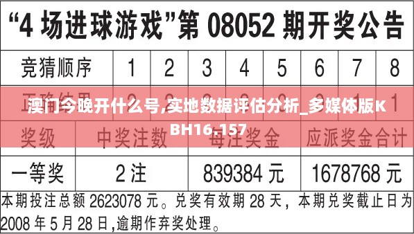 澳门今晚开什么号,实地数据评估分析_多媒体版KBH16.157