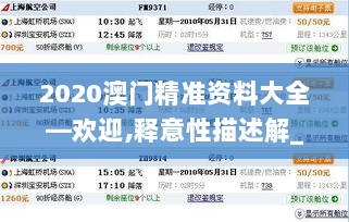 2020澳门精准资料大全—欢迎,释意性描述解_设计师版SSP37.459