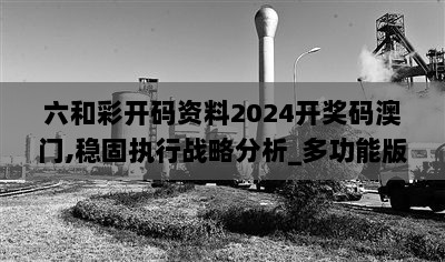 六和彩开码资料2024开奖码澳门,稳固执行战略分析_多功能版CST13.980