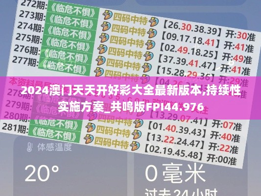 2024澳门天天开好彩大全最新版本,持续性实施方案_共鸣版FPI44.976