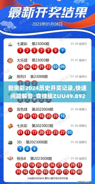 新奥彩2024历史开奖记录,快速问题解答_竞技版ZUU49.892