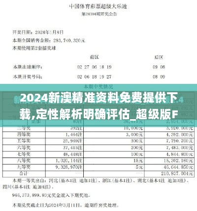 2024新澳精准资料免费提供下载,定性解析明确评估_超级版FOF78.778