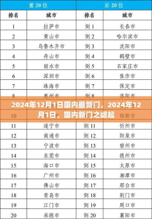 2024年12月1日国内新门崛起的风潮