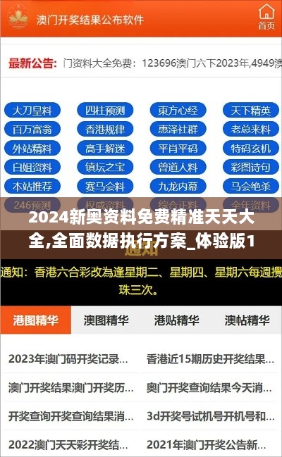 2024新奥资料免费精准天天大全,全面数据执行方案_体验版15.482-8