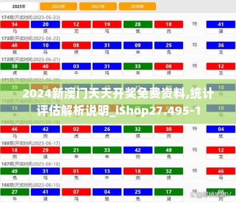 2024新澳门天天开奖免费资料,统计评估解析说明_iShop27.495-1