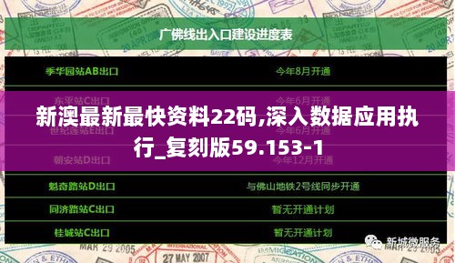 新澳最新最快资料22码,深入数据应用执行_复刻版59.153-1