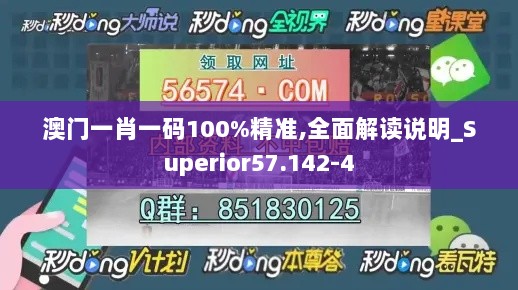 澳门一肖一码100%精准,全面解读说明_Superior57.142-4