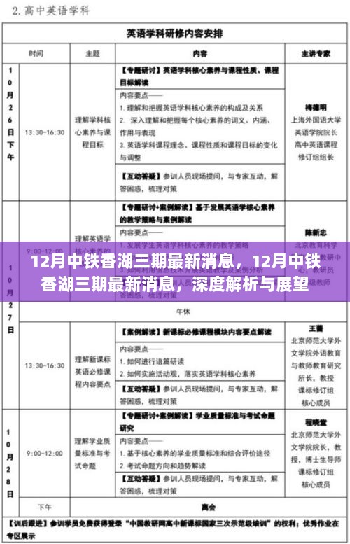 12月中铁香湖三期最新消息深度解析与展望