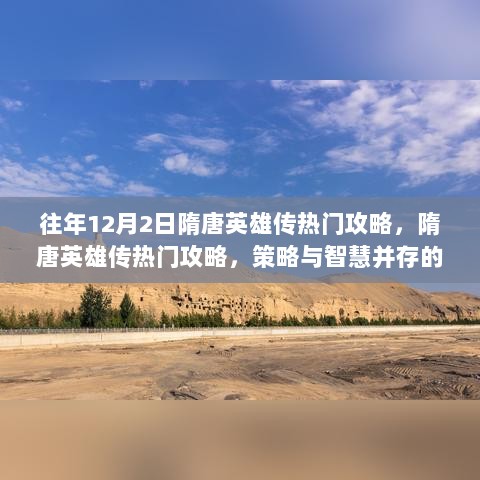 隋唐英雄传热门攻略，策略与智慧并存的12月2日游戏体验指南