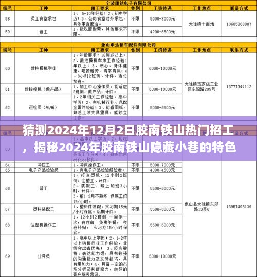 2024年胶南铁山巷的招工传奇，铁山匠心独运的特色招工之道