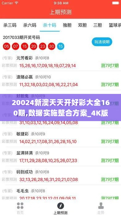 20024新澳天天开好彩大全160期,数据实施整合方案_4K版31.834-1