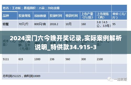 2024澳门六今晚开奖记录,实际案例解析说明_特供款34.915-3