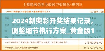 2024新奥彩开奖结果记录,调整细节执行方案_黄金版178.654-7