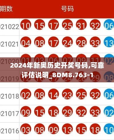 2024年新奥历史开奖号码,可靠评估说明_8DM8.763-1