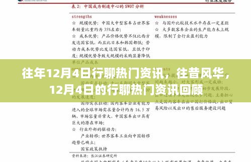 12月4日历史热门资讯回顾，往昔风华，行聊焦点