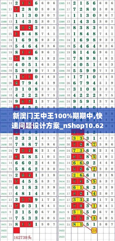 新澳门王中王100%期期中,快速问题设计方案_nShop10.626