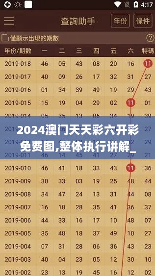 2024澳门天天彩六开彩免费图,整体执行讲解_SHD1.860