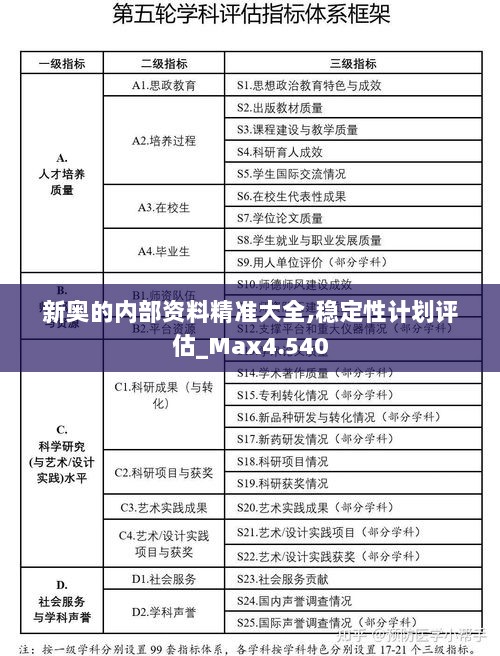 新奥的内部资料精准大全,稳定性计划评估_Max4.540