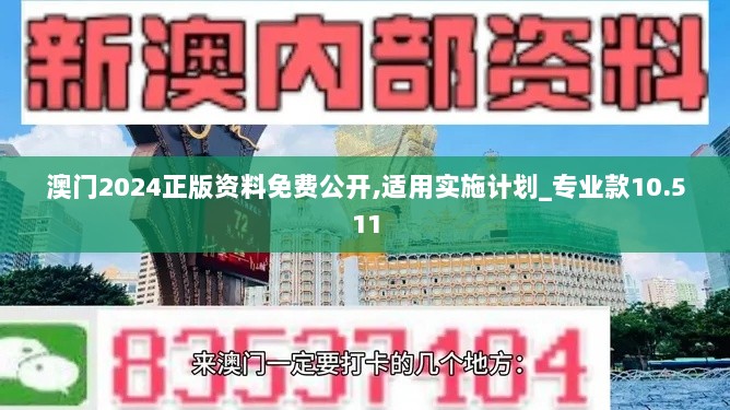 澳门2024正版资料免费公开,适用实施计划_专业款10.511