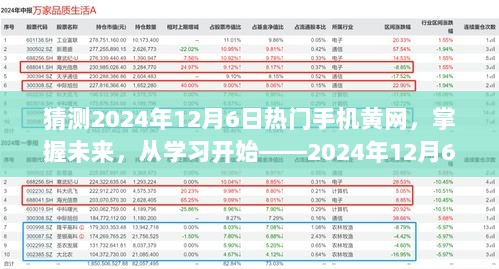 2024年热门手机技术探索之旅，掌握未来从学习开始