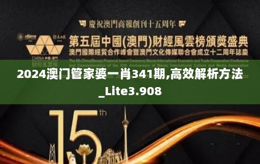 2024澳门管家婆一肖341期,高效解析方法_Lite3.908