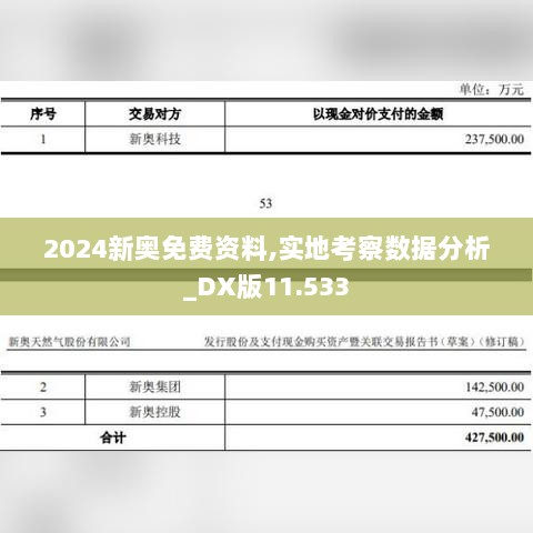 2024新奥免费资料,实地考察数据分析_DX版11.533