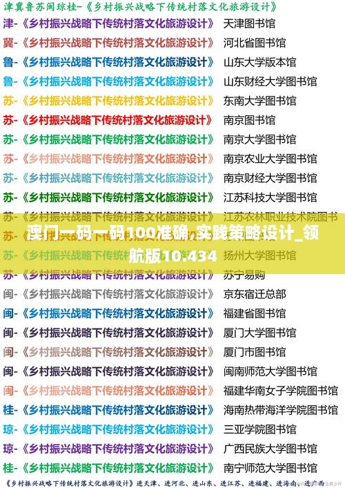 澳门一码一码100准确,实践策略设计_领航版10.434