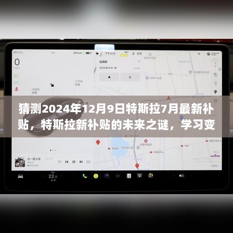 特斯拉7月最新补贴之谜，2024年12月9日揭晓，自信迎接未来惊喜