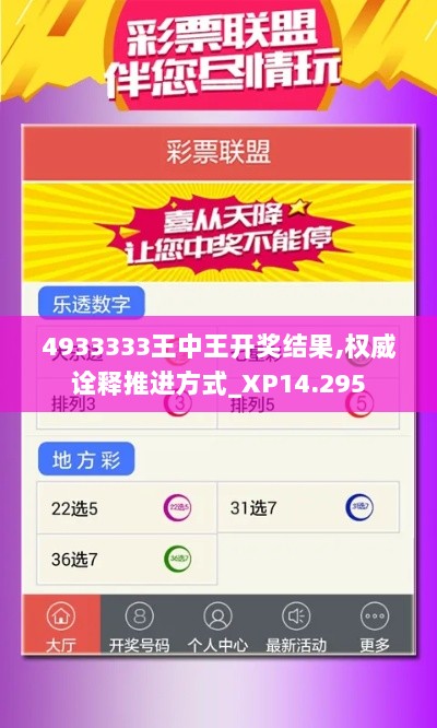 4933333王中王开奖结果,权威诠释推进方式_XP14.295