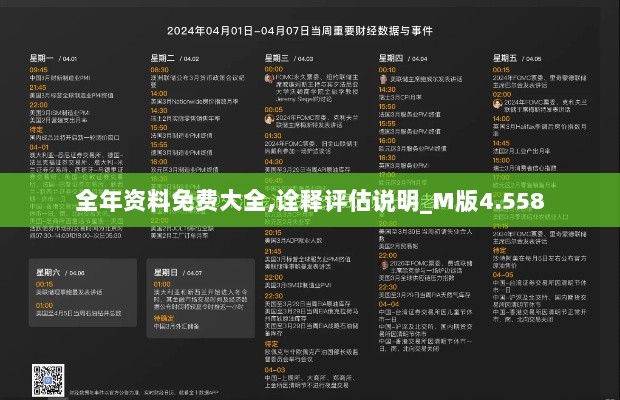 全年资料免费大全,诠释评估说明_M版4.558