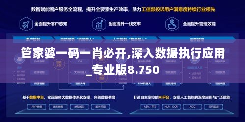 管家婆一码一肖必开,深入数据执行应用_专业版8.750