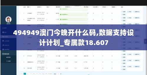 494949澳门今晚开什么码,数据支持设计计划_专属款18.607