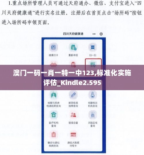 澳门一码一肖一特一中123,标准化实施评估_Kindle2.595