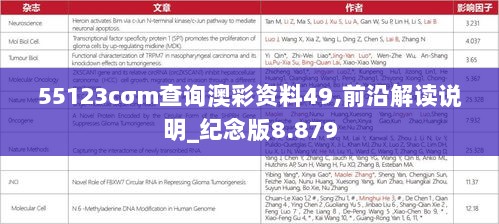 55123cσm查询澳彩资料49,前沿解读说明_纪念版8.879