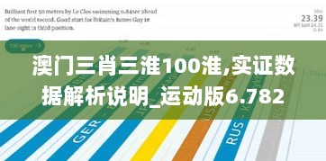 澳门三肖三淮100淮,实证数据解析说明_运动版6.782