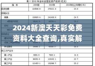 2024新澳天天彩免费资料大全查询,真实解答解释定义_bundle2.767