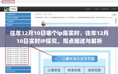 往年12月10日实时IP分析，探究、观点阐述与解析