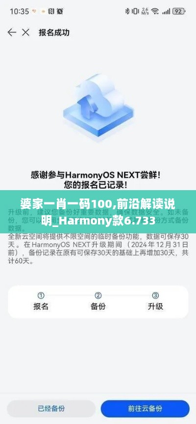 婆家一肖一码100,前沿解读说明_Harmony款6.733