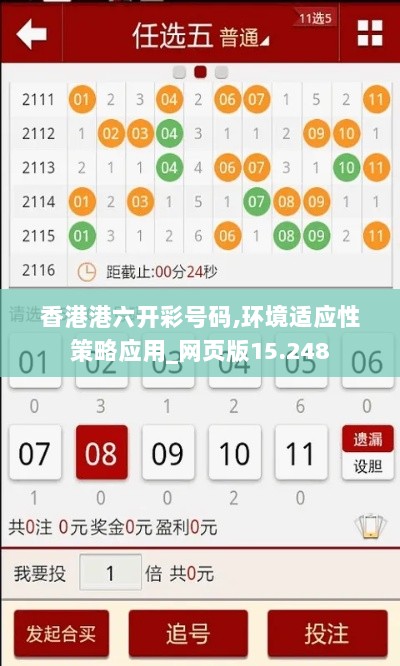 香港港六开彩号码,环境适应性策略应用_网页版15.248