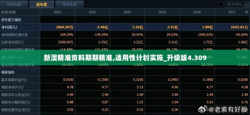 新澳精准资料期期精准,适用性计划实施_升级版4.309