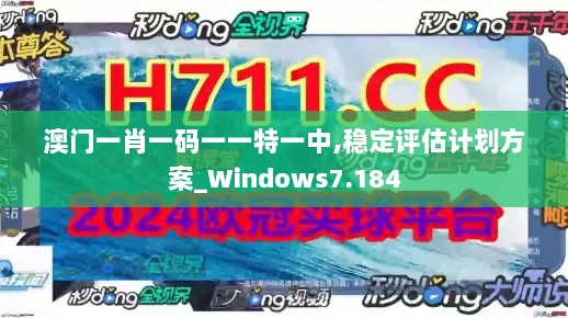 澳门一肖一码一一特一中,稳定评估计划方案_Windows7.184