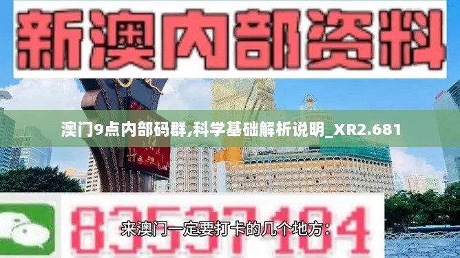 澳门9点内部码群,科学基础解析说明_XR2.681