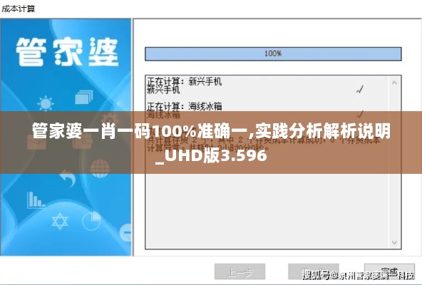 管家婆一肖一码100%准确一,实践分析解析说明_UHD版3.596