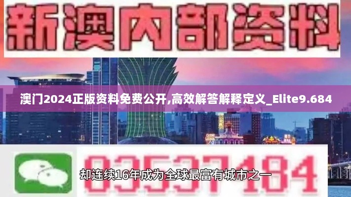 澳门2024正版资料免费公开,高效解答解释定义_Elite9.684