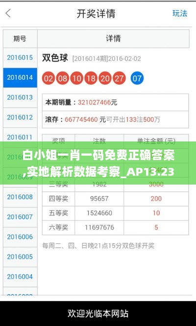 白小姐一肖一码免费正确答案,实地解析数据考察_AP13.238