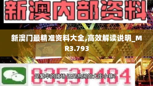 新澳门最精准资料大全,高效解读说明_MR3.793