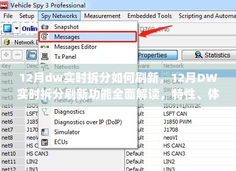 全面解读，DW实时拆分刷新功能——特性、体验、竞品对比与用户洞察指南